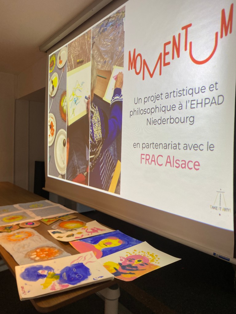 Remise de l'édition du projet Momentum par Take It Arty !