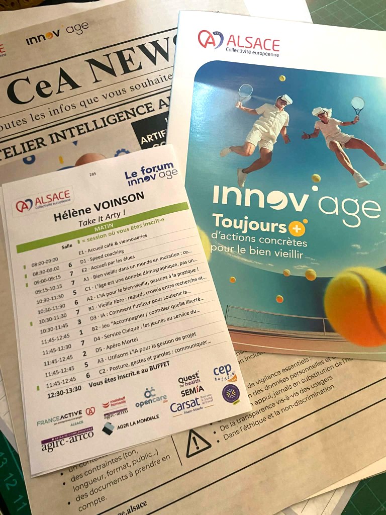 Documents remis lors de la journée Forum Innov'âge 2026